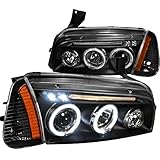 Charger Halo Led Projector Head Lights, Corner