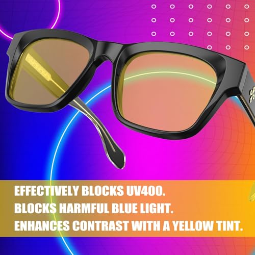 Image of VISOONE Gamer Glasses Professional Blue Light Filter with Anti-Fatigue and Anti-Glare Stylish for Men and Women BONA