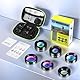6 in 1 Handy Objektiv Kit, 205° Fisheye Lens, 140° 0.4X Weitwinkel, 25X Makroobjektiv, ND32/CPL Filter Lens, Sternfilter, Universal Clip-On Adapter für i-Phone Sam-Sung und die meisten Smartphones