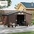Outsunny 11' x 13' Outdoor Storage Shed, Garden Tool Metal Shed with Foundation Kit, Double Lockable Door, Air Vents and Sloping Roof, for Backyard, Patio, Lawn, Brown