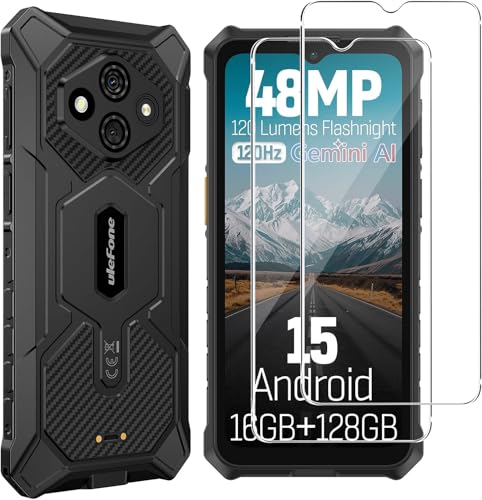 Murmure [2 Pack Screen Protector for Ulefone RugKing 3 Pro, 9H Hardness [HD Clarity] Anti-Scratch Tempered Glass Screen Film,Easy Installation,Bubble Free