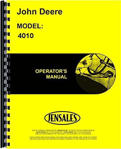 Cover of the John Deere 4010 Tractor Operator's Manual