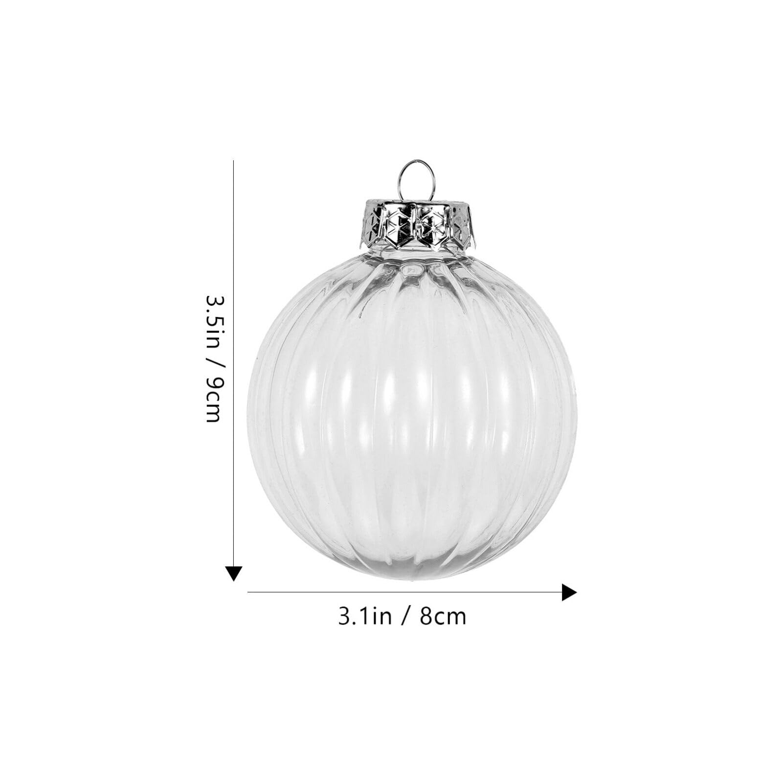 ABOOFAN 20piezas Adornos Navideños De Bola Rellena Bolas Colgantes para Árbol Decoración De Navidad