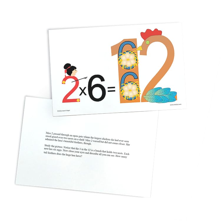 Right-Brained Multiplication & Division Teaching Cards - Image 3