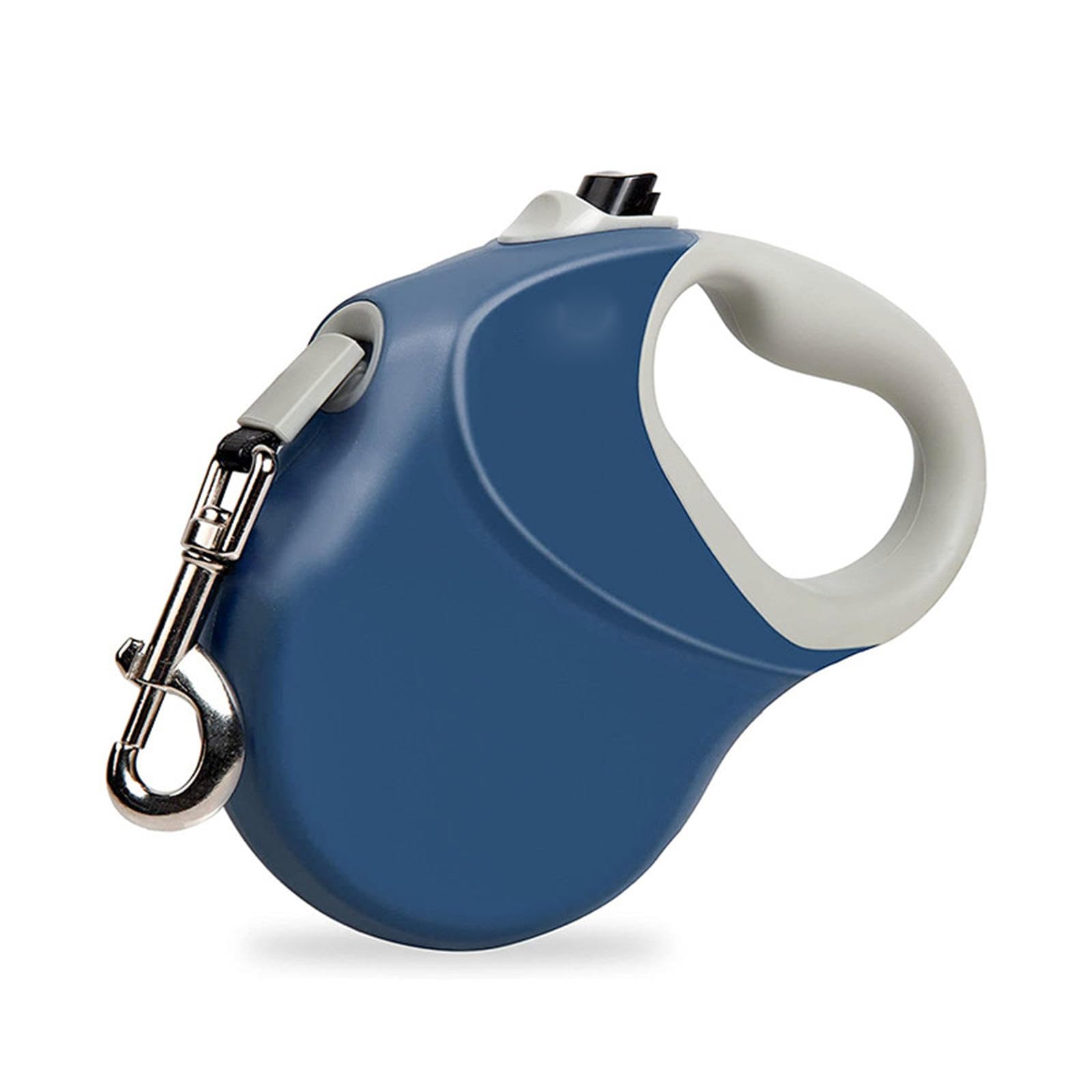 Laisse rétractable pour Chiens de Petite et Moyenne Taille, Laisse rétractable pour Chien de 8 m, Laisse Extensible pour Chien avec poignée antidérapante, Ruban en Nylon résistant Anti-emmêlement, D