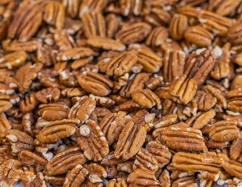 The Pecan Pantry Pecan Halves - Natural, Raw Fancy Pecans Halves For Dishes And Desserts - U.s.a. Grown - Flavourful Shelled Whole Pecans Halves For Home Bakers & Chefs - 5 Lb Bulk Box