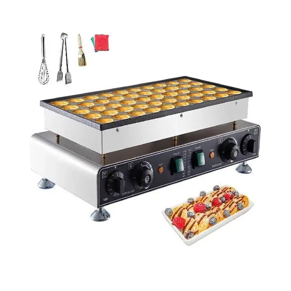 AYCDL Mini Dutch Pancake Baker, Heated Electric Non-Stick Muffin Iron, Dorayaki Maker, for Home and Restaurants
