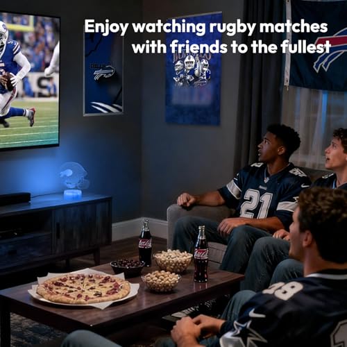 YANGYUQI Buffalo Football Helmet Night Light, 16 Colors 3D Optical Illusion LED Night Light with Remote Control, Desk Lamp for Buffalo Football Fans, Man Cave, Bar, Pub, Kids, Teens - image 4