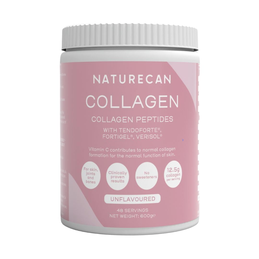 Naturecan Péptidos de Colágeno en Polvo, con TENDOFORTE®, FORTIGEL®, VERISOL®, Vitamina C, zinc y cobre (900 gr)