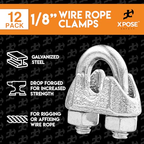 image for Wire Rope Clamp for Stainless Steel Wire Rope - 1/8