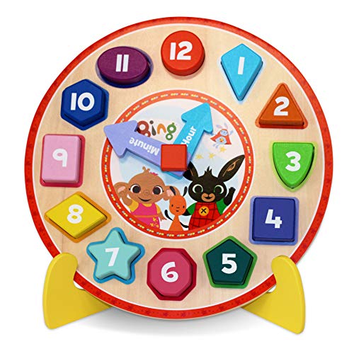 Bing 1017 Puzzle Clock con Soporte, Multi