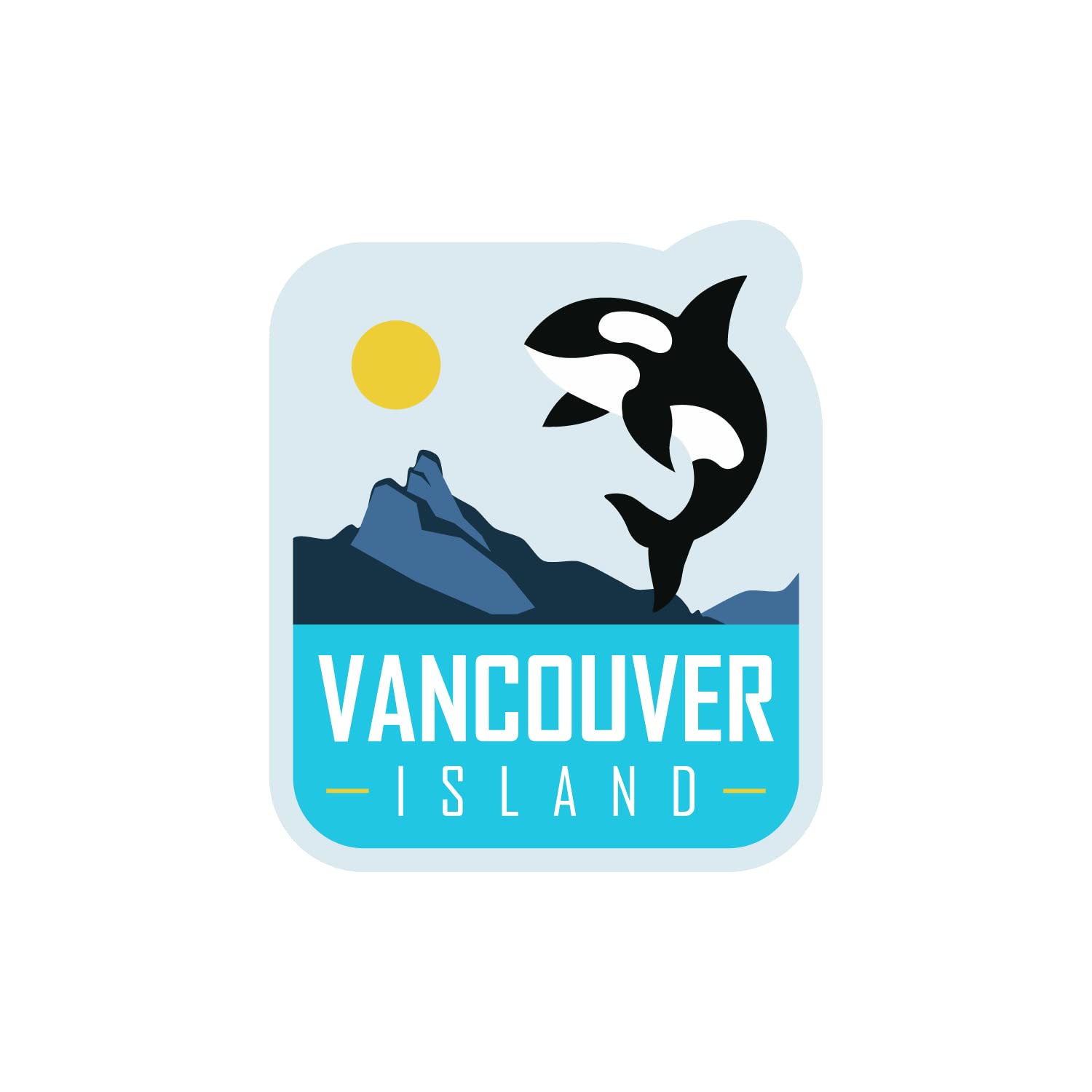 Vagabond HeartVancouver Island Weatherproof Vinyl Sticker