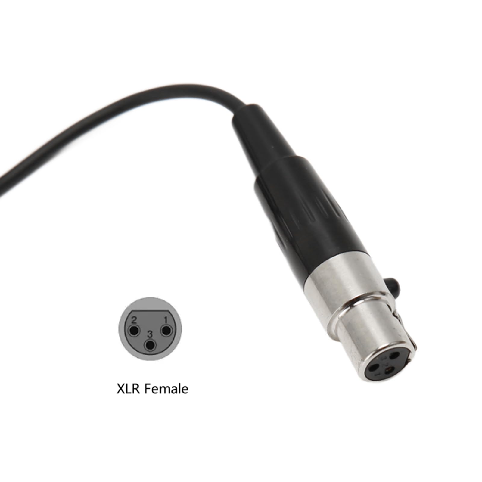 Microfono Chiaro di Sudore di Sudore con il Microfono Comodo per il in Cuffia per Fitness, Parabrezza PGA31 SM31 SM35 (GRAY)
