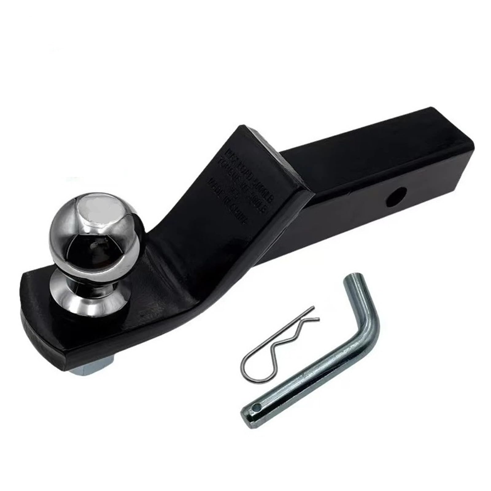 Generisch 2-Zoll-Kugelkopfhalterung Anhängerkupplung Mit Kugelkopf Und Anhängerkupplungsstift Für Wohnmobile Auto Camper Zubehör(Set with Ball 2 Inch)