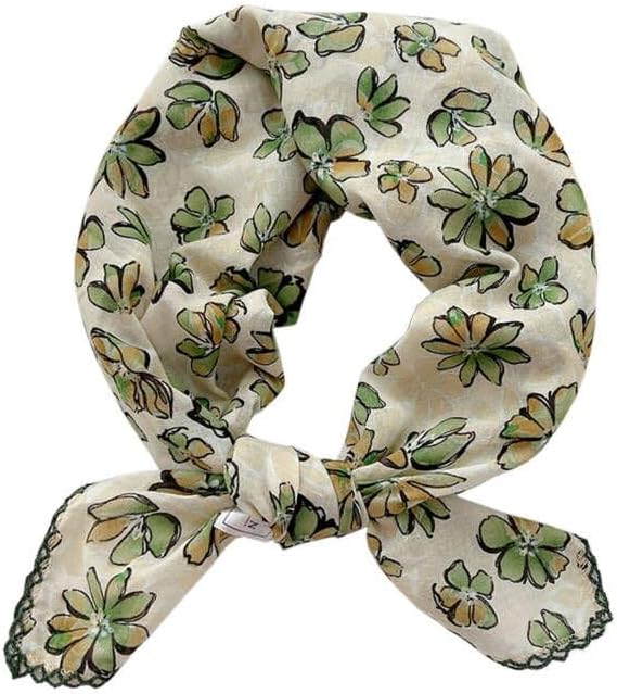 Large Cotton Bandana Headband, Head Wrap, Protective Coverage, Hair Neck Scarf for Women 28 x 28 inch