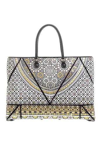 Sac Plat RIOKO Gabs M BIZANTINO, cabas plat chic en cuir imprimé italien