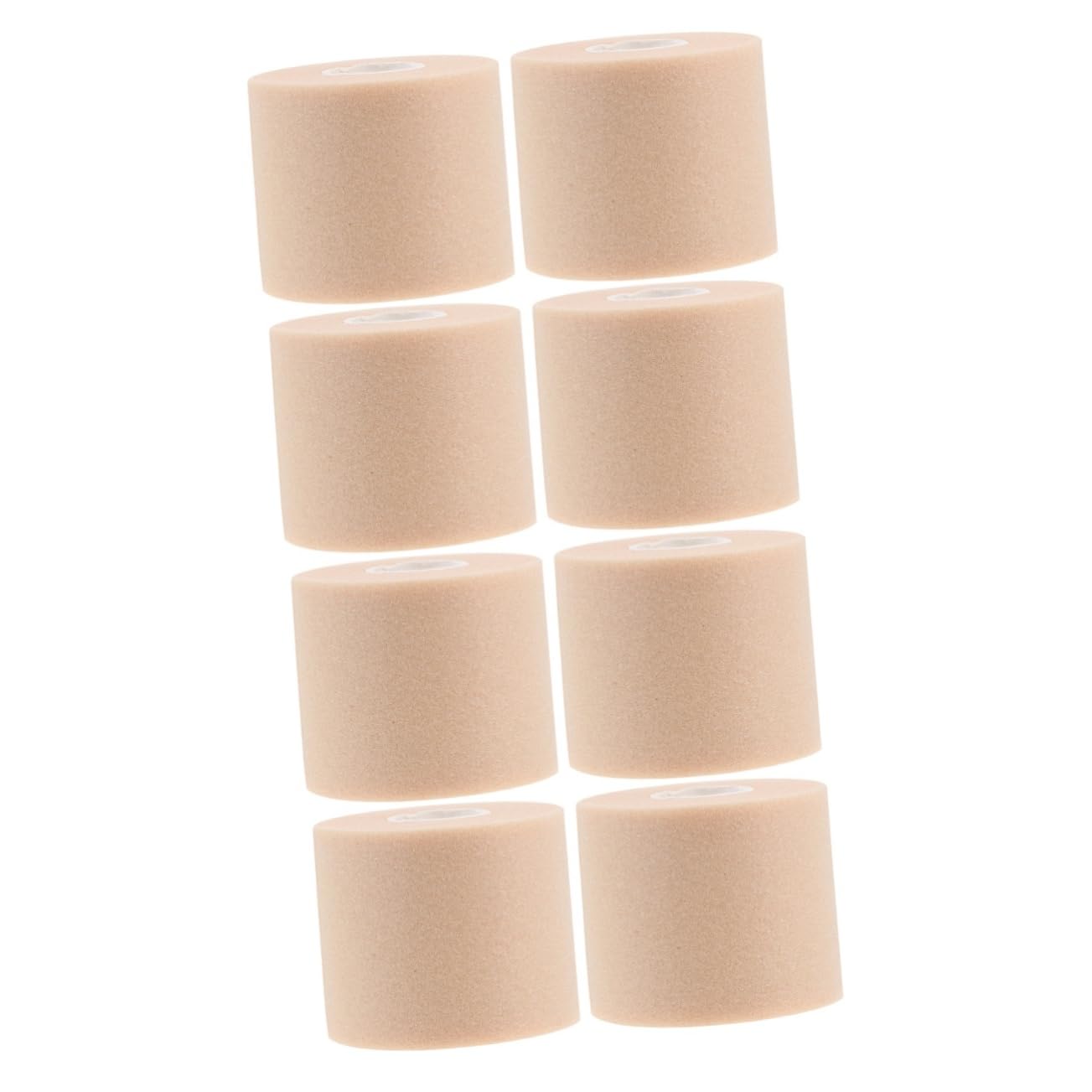 MOLUCKFU 4sets Elastic Athletic Tape Badminton Racket Bandage Breathable Shock-Absorption Sports Grip Insulation for Athletes Teams 2rolls*4