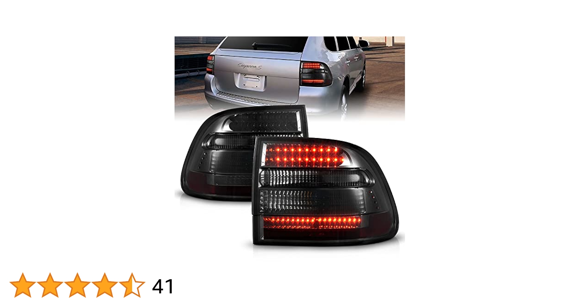 Amazon | AmeriLite スモークLEDテールライト ペア ポルシェ