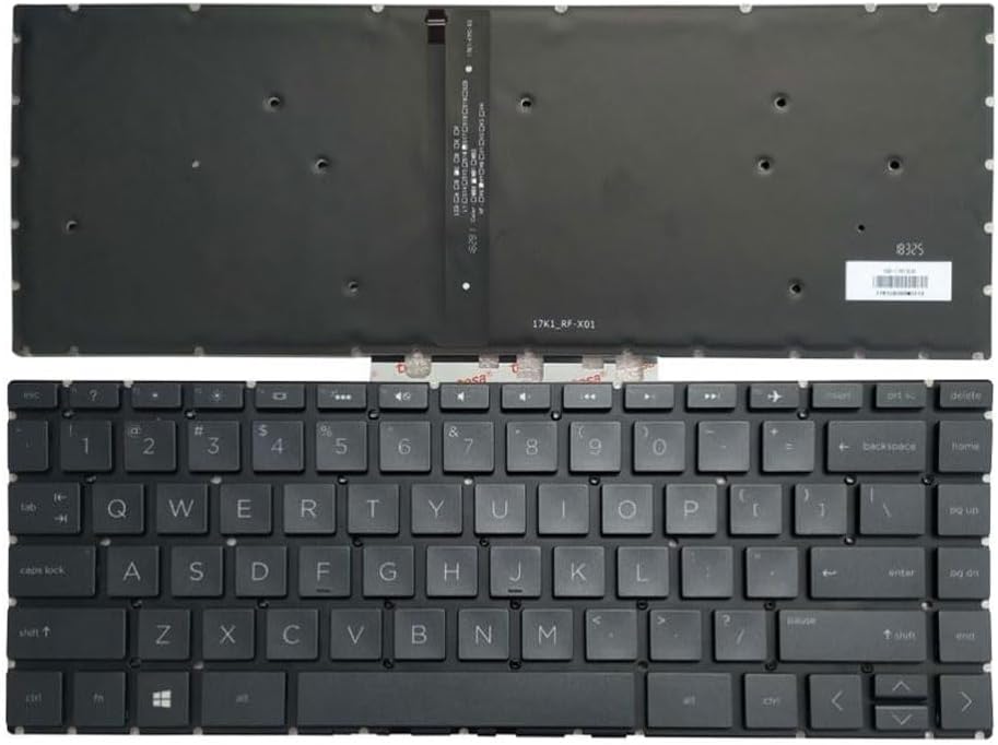 Laptop Replacement Keyboard Compatible for HP Pavilion 240 245 246 G7 14-CM 14-DG 14-CK 14-DH 14-CD 14-CE 14-DQ 14S-DQ TPN-I131 TPN-Q221 TPN-W139 TPN-Q207 US Layout (Black with Backlit)