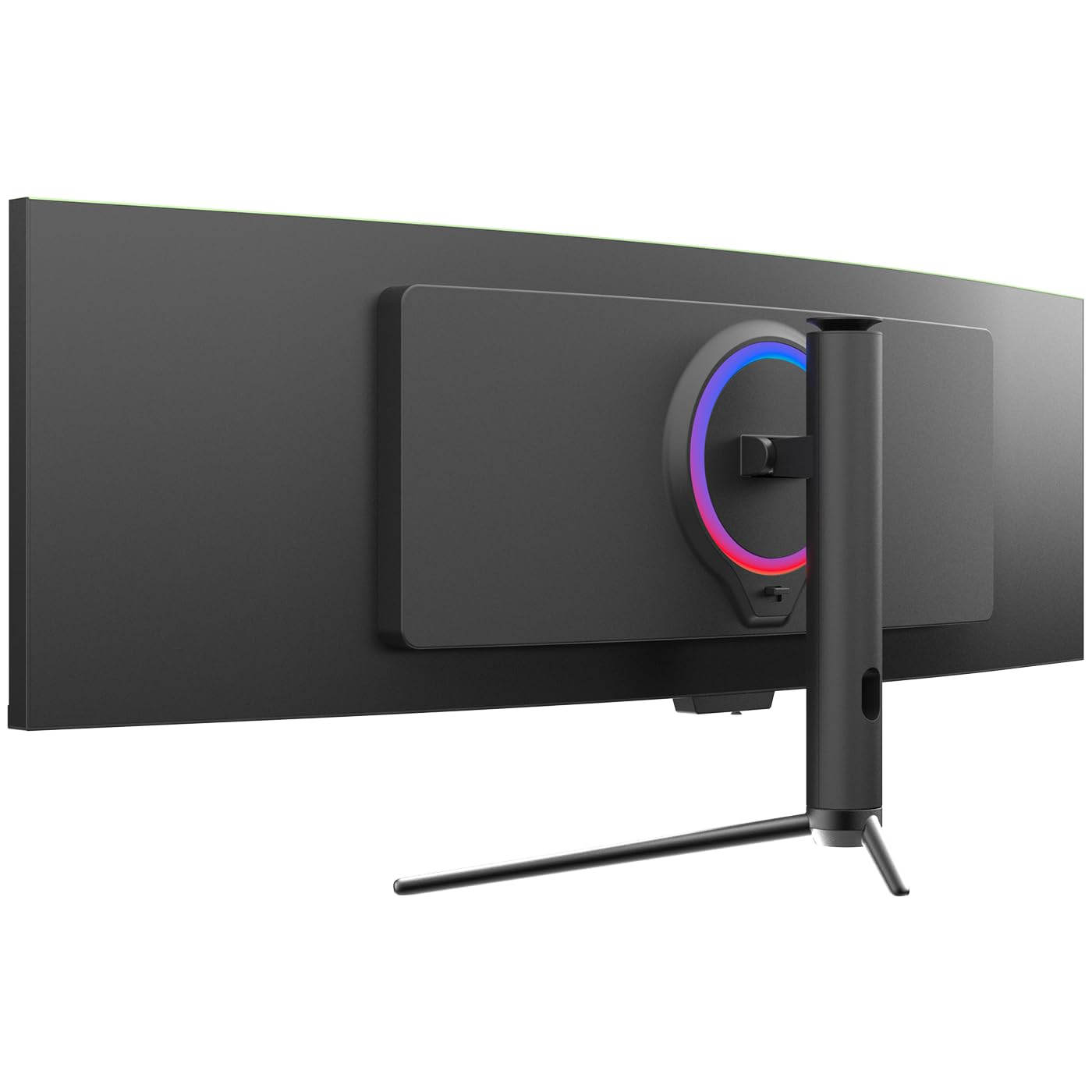 GAMEPOWER DQ49 49 Zoll Ultrawide Curved Gaming Monitor, 120Hz, 1ms, DQHD 5120x1440, 32:9 VA Panel, HDR400, Adaptive Sync, Höhenverstellbar, Integrierte Lautsprecher, HDMI & DP PC Bildschirm