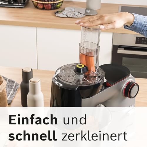 Bosch Küchenmaschine OptiMUM, Edelstahl-Schüssel 5,5 L, spülmaschinenfest, Profi-Knethaken,...