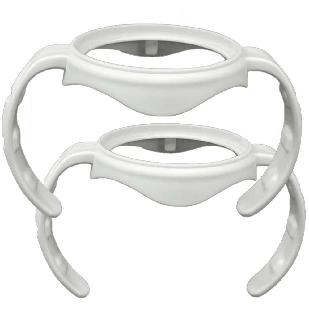 Baby Feeding Bottle Handle Grip Compatible for Dr. Brown's Anti-Colic Options+ Wide Neck Baby Bottles, 2 Count