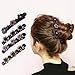 Xinjoduz 4 PCS Sparkling Crystal Stone Braided Hair Clips, 2024 New Hair barrettes Small Rhinestone Hair Clips for Women, Shiny Elegant Hair Styling Clips, Braid Hair Duck Bill Clips Hair Accessories