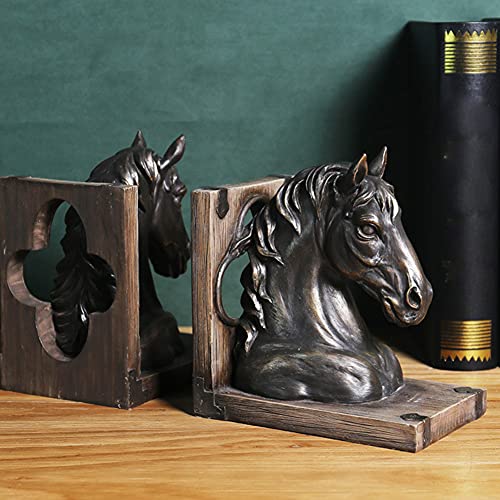 Sujetalibros de caballo para evitar la caída de libros pesados 8