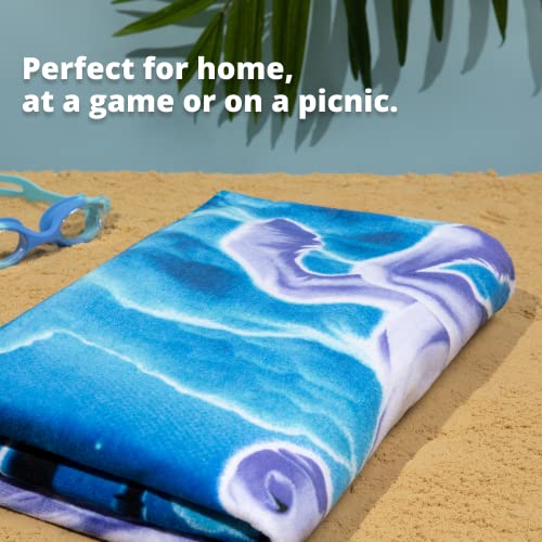 Dawhud Direct Unicorn Beach Towel For Women, Girls, Kids, Men, Unicorn Bath Towel Print 30" X 60" Pool Towel Super Soft Plush Cotton Unicorn Towel Plush Throw Towel For Unicorn Lovers #TOP3