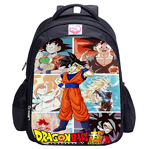 Preisvergleich Produktbild Dragon Ball Freizeitrucksack Anime gedruckt Rucksack Kinder schultaschen Casual Rucksack Kinder Kindergarten Daypack Unisex (Color : A06, Size : 27 X 14 X 35cm)