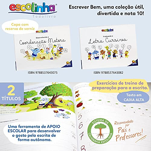 Escrever Bem: Praticando a Letra Cursiva (Escolinha Todolivro)