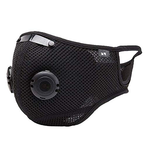 EN AIRGUARD Fine Dust Sports Mask With 4 Filter for Adults KF94 Made In Korea, Black