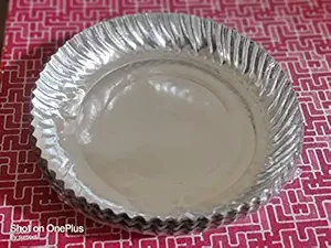 Royal Paper Products: Disposable Silver Coated Paper Plates | No. 9 | 8 inch Diameter | 50 Plates | Pack of 1