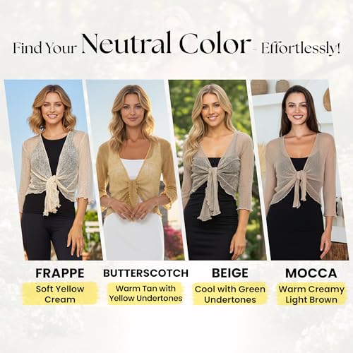 Image of Back From Bali Womens Sheer Shrug Cardigan Lightweight Knit