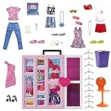 Kinder können die Barbie-Puppe (nicht enthalten) auf den Stuhl setzen und den Tisch und den Computer verwenden. So können sie gemeinsam mit Freunden Geschichten nachspielen.
