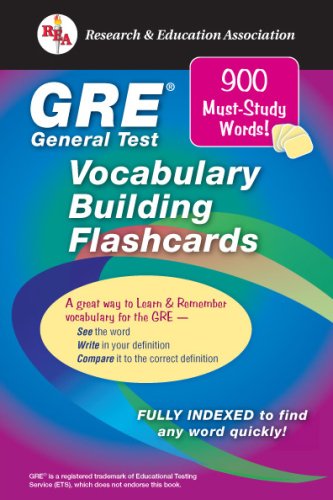 GRE Vocabulary Builder Interactive Flashcards Book (GRE Test ...