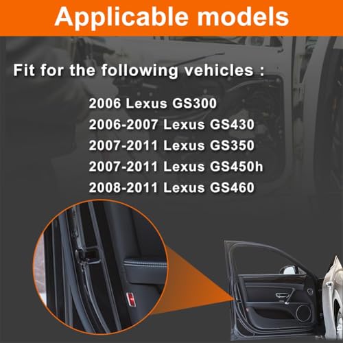 Image of Door Lock Actuator Compatible with 2007-2011 GS350 GS450h, 2008-2011 GS460, 2006 GS300 GS430 Front Driver Left Side