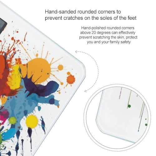 Báscula Digital de Baño con Pantalla LCD y Vidrio Templado miniatura 4