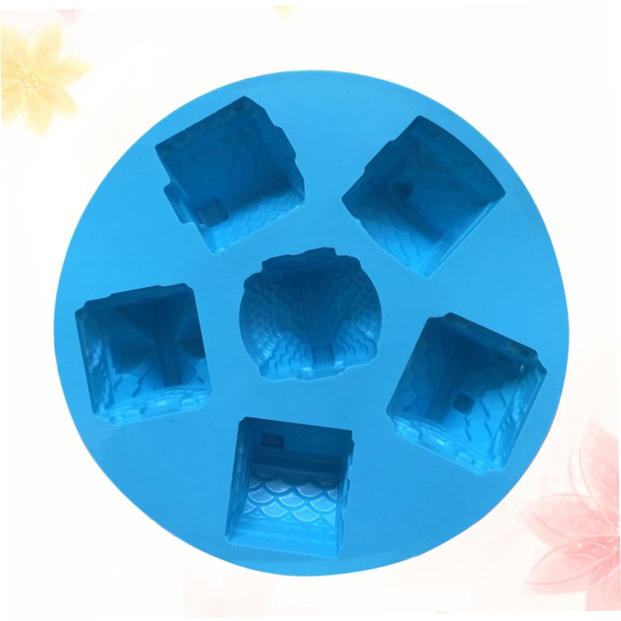 Abaodam 3pièces Moules Silicone Créatifs Pour Gâteaux Et De Formes De Maison Non-adhésives Pour Pâtisserie à Domicile Couleur Aléatoire