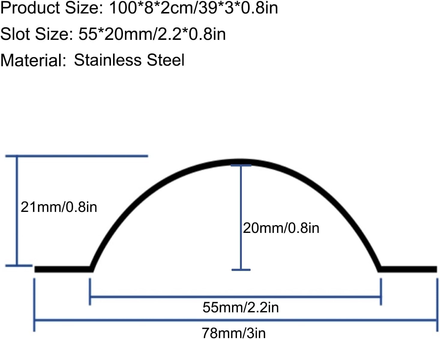 Kabelabdeckungen Für Drähte An Der Wand Überstreichbarer Kabelorganisator Hitzebeständiger Kabelkanal Aus Edelstahl Für Die Wandhalterung Tv-kabelverstecker An Der Wa, One Color, 100*8*2cm/39*3*0.8in