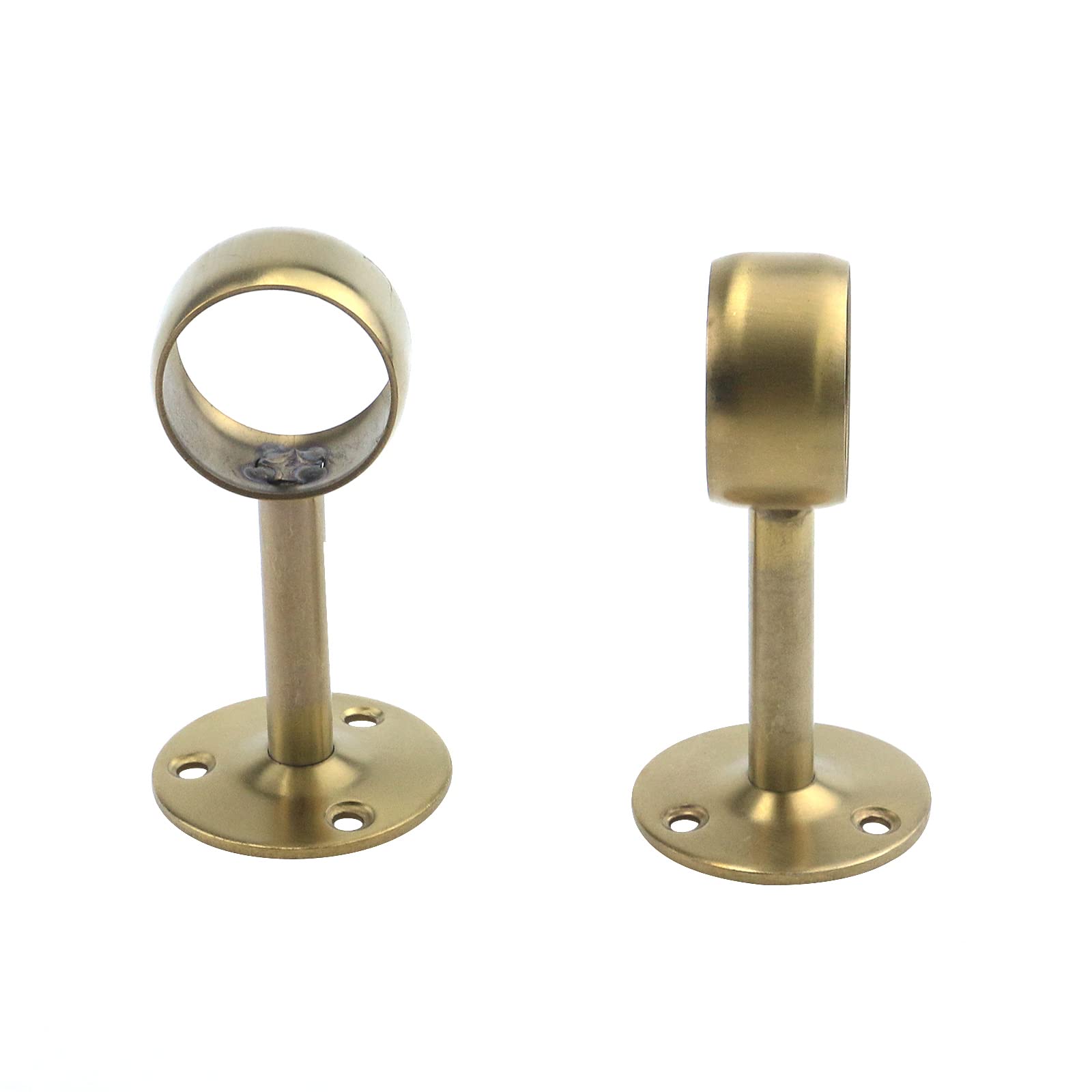4 Supports Tringle Douche Inox - Pour Tube De 32mm Fixation Murale