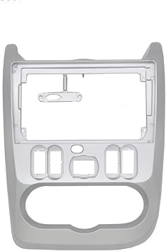 Navigation Panel Frame 2 Din Car Radio Fascia Fit For RENAULT Logan Sandero DACIA Duster Double Frame Adapter CD Panel Dash Trim BezelA