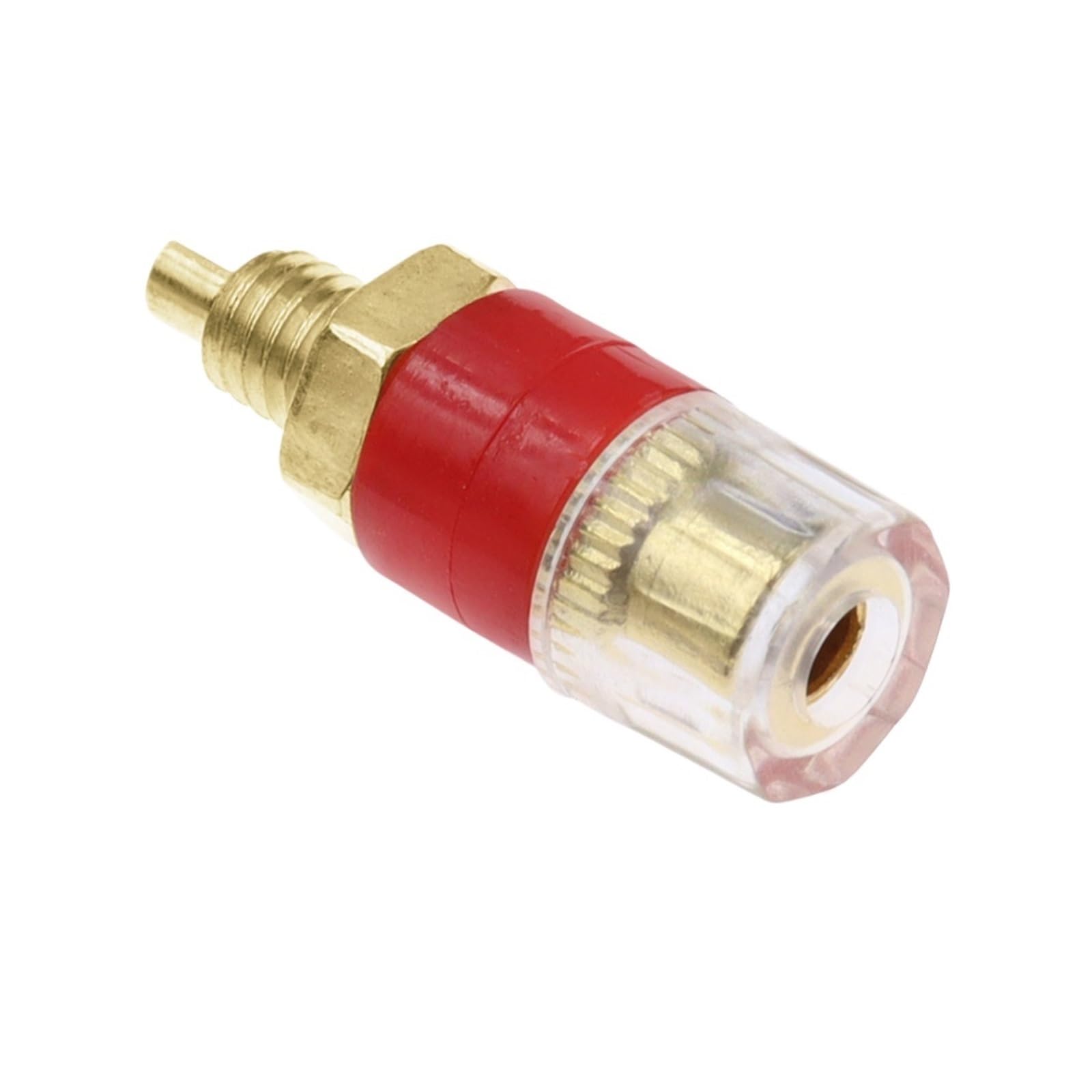 Poste de liaison en laiton cristal 4mm pour amplificateur et haut-parleur 10PCS