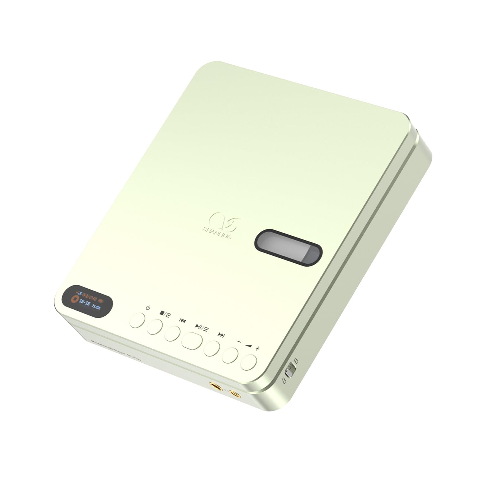SHANLING EC Play Portable HiFi CD Player,USB DAC CS43198 DAC+Dual SGM8262 | 384kHz/32bit,DSD256,Two-Way Bluetooth 6.0, LDAC,Up to 700mW@32Ω Output,3.5mm+4.4mm Headphone Output,Coaxial,Green-image-5