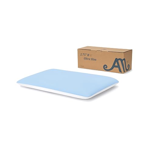 AM AEROMAX 2 75 Inches Standard Size Hyper Slim Memory Foam Pillow for Stomach and Back Sleepers -