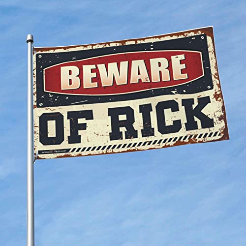 Drapeau Rick pour bar de chambre et espace gaming masculin