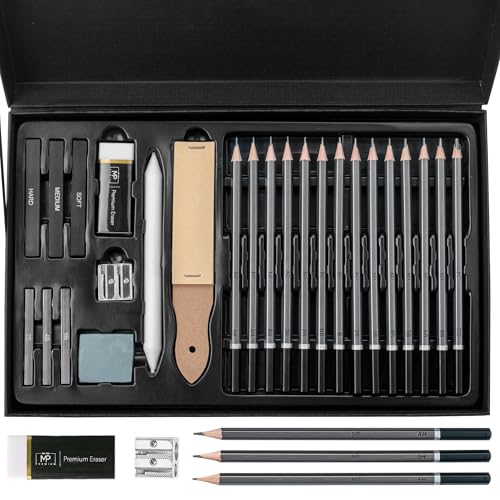 Mr-Pen-Sketching-Pencils-Set-25-pcs-Sketch-Pencils-for-Drawing-Drawing-Pencils-for-Sketching-with-Graphite-Sticks-Art-Pencils-for-Sketching-Graphite-Pencils-Christmas-Gift