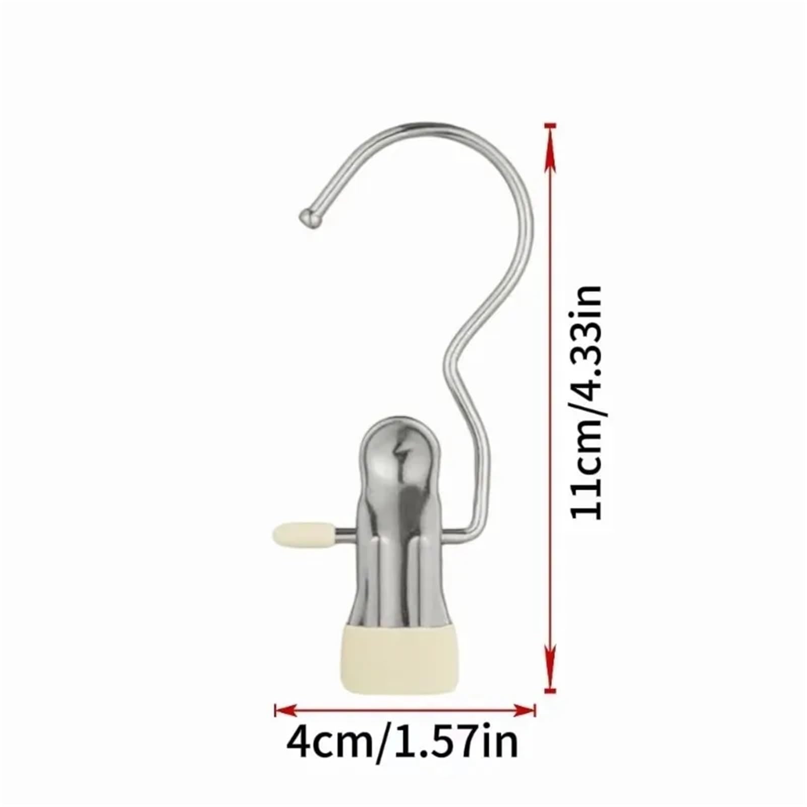 Perchero for Pantalones De 20 Piezas con Clips para Hogar