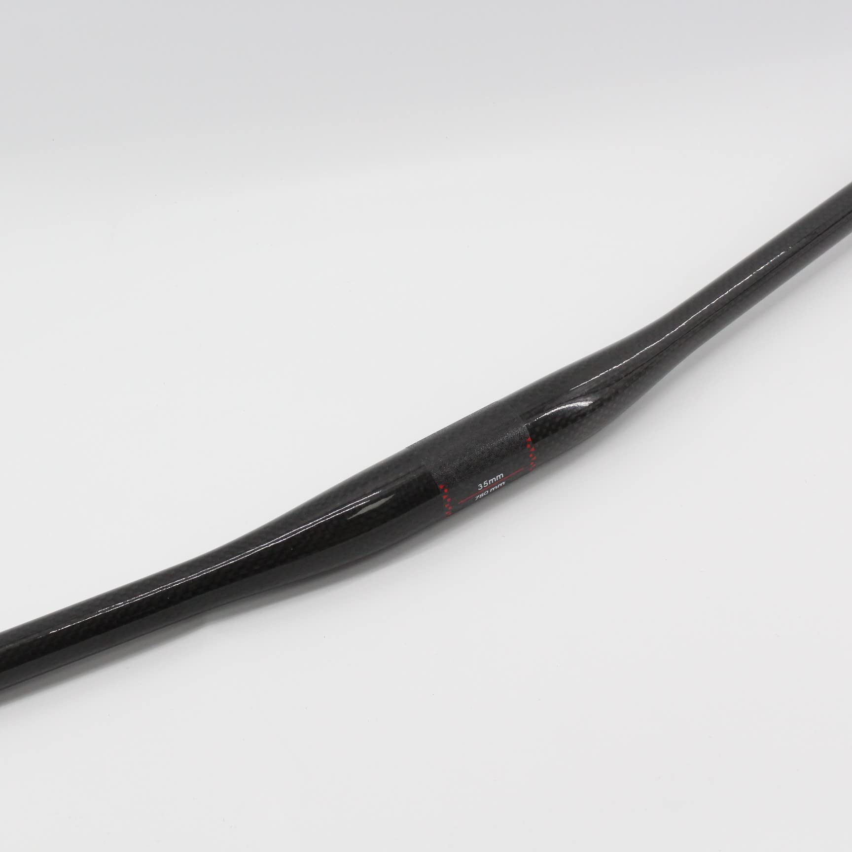 Guidon Vélo Carbone Double Tube 3K - 9,5° - Longueur 660/680/700mm - Neuf