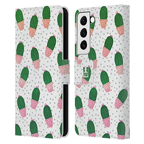 Étui portefeuille Samsung S22 5G idéal pour voyager léger motif cactus